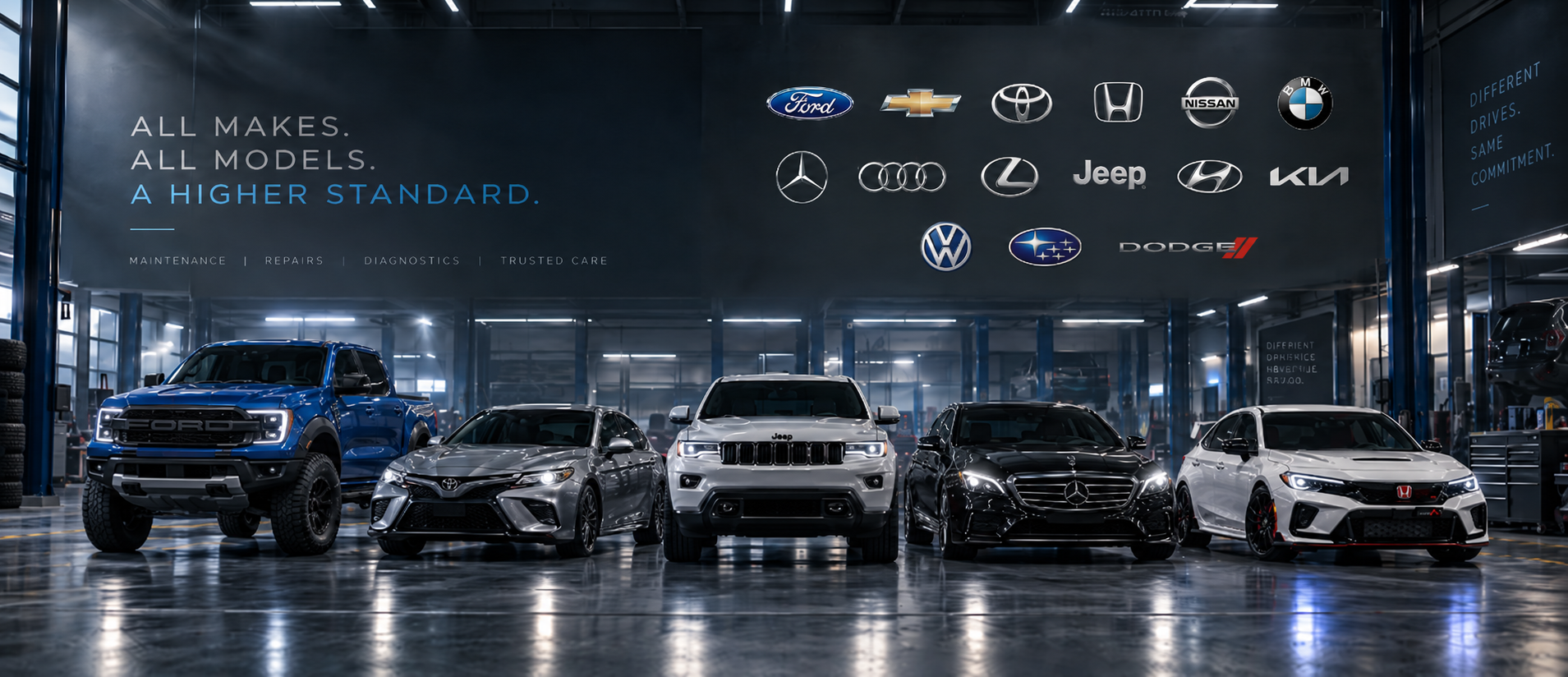 Castillo Bros. services all vehicle makes and models
